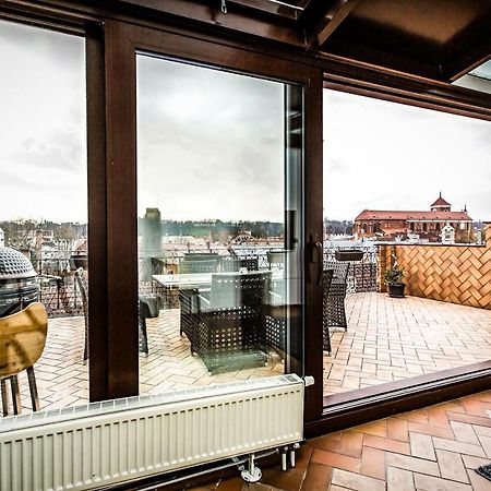 Apartment With A Terrace Over The Old Town Two Bedrooms Каунас Экстерьер фото