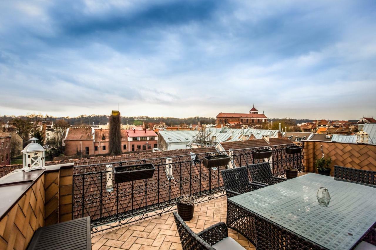 Apartment With A Terrace Over The Old Town Two Bedrooms Каунас Экстерьер фото