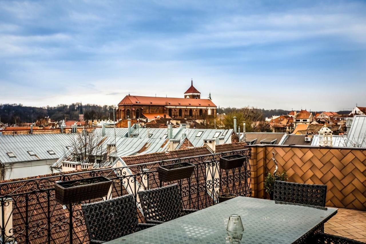 Apartment With A Terrace Over The Old Town Two Bedrooms Каунас Экстерьер фото